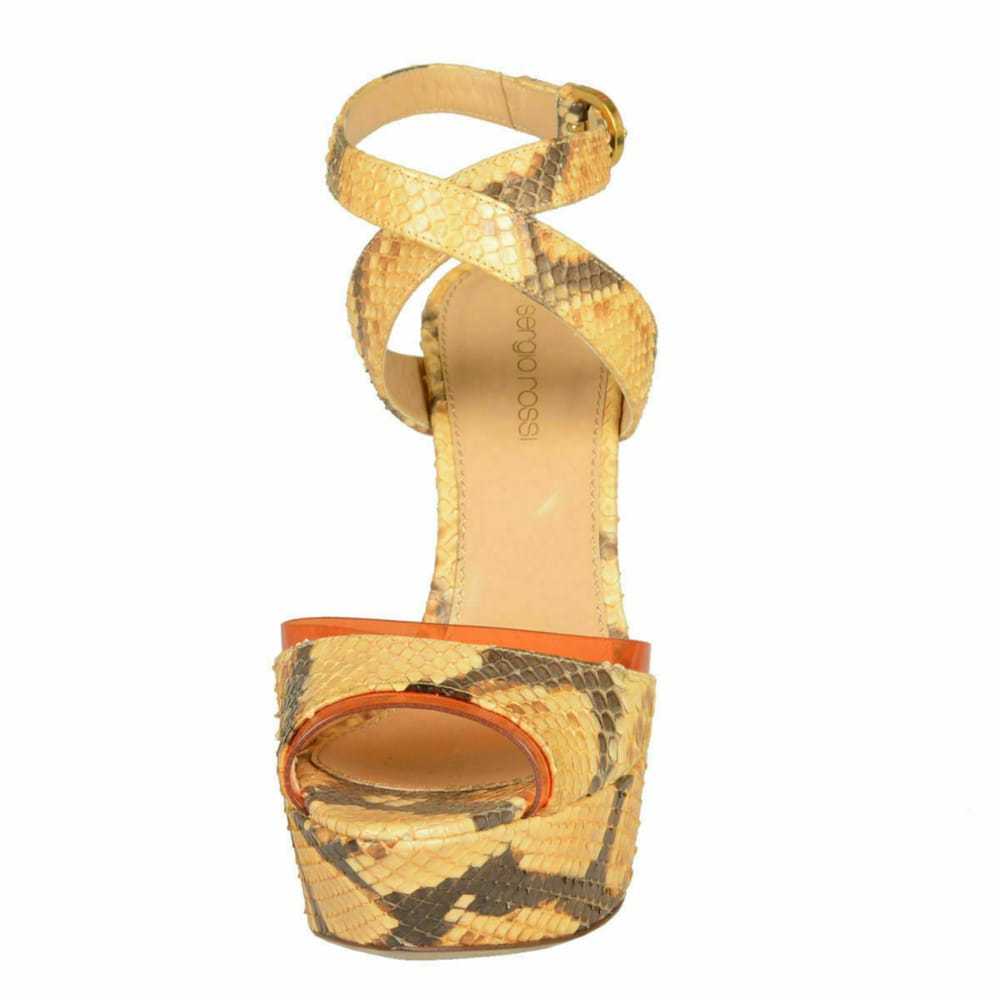 Sergio Rossi Leather sandal - image 5