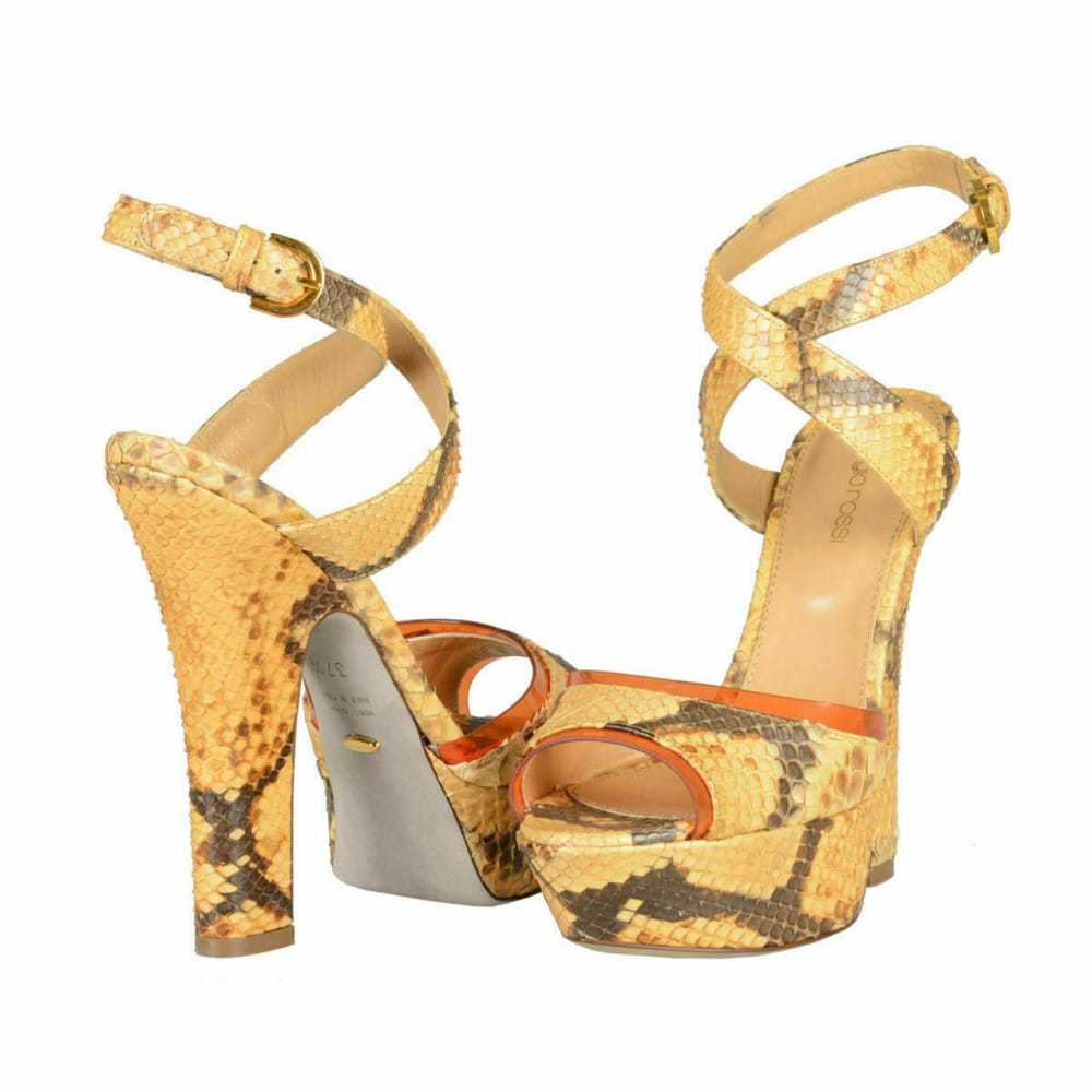 Sergio Rossi Leather sandal - image 7