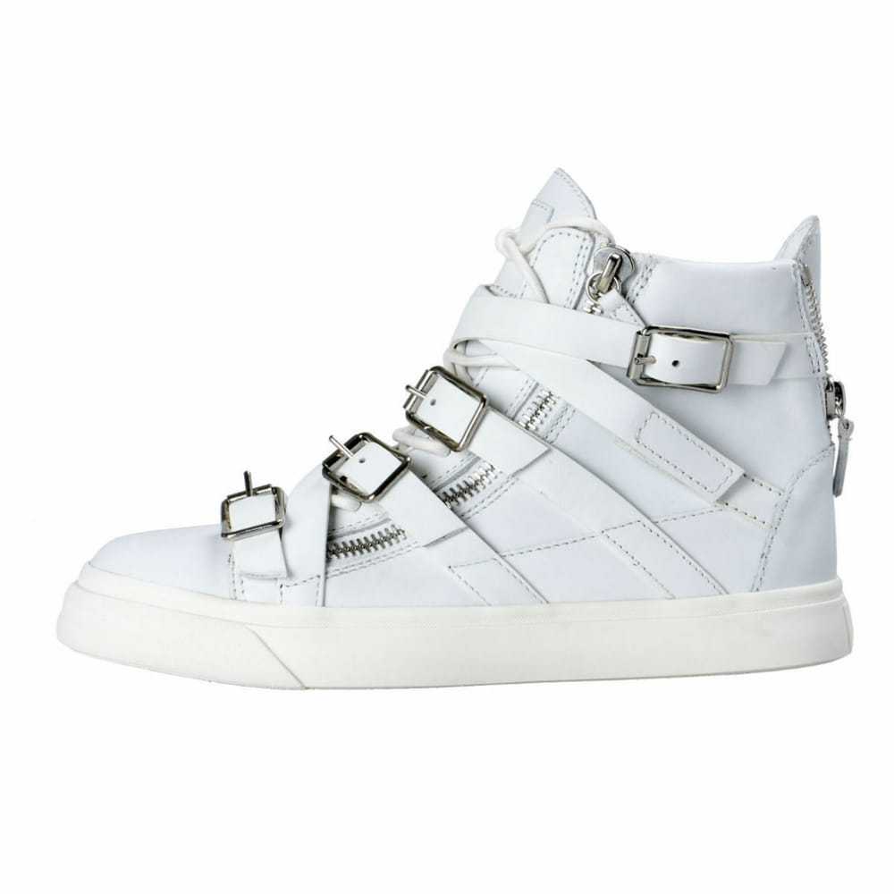 Giuseppe Zanotti Coby leather trainers - image 2