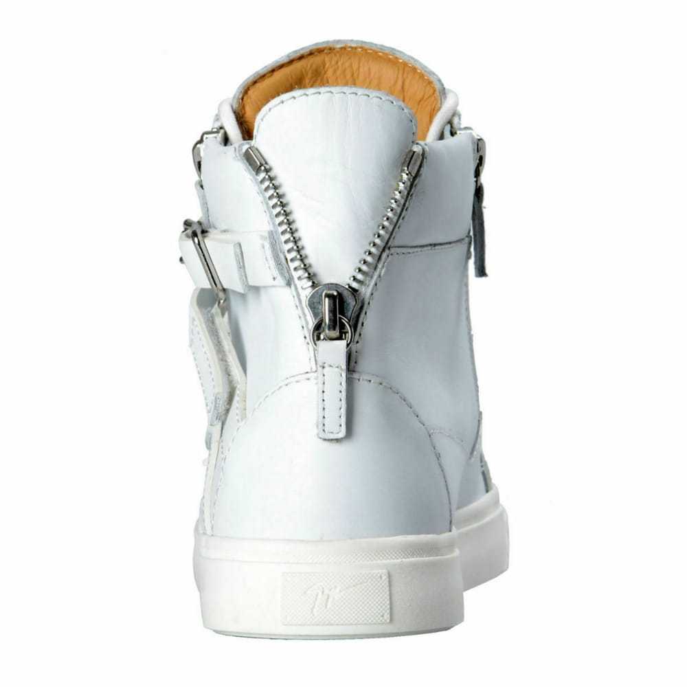 Giuseppe Zanotti Coby leather trainers - image 3