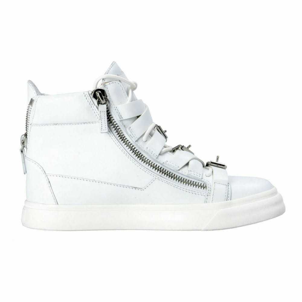 Giuseppe Zanotti Coby leather trainers - image 4