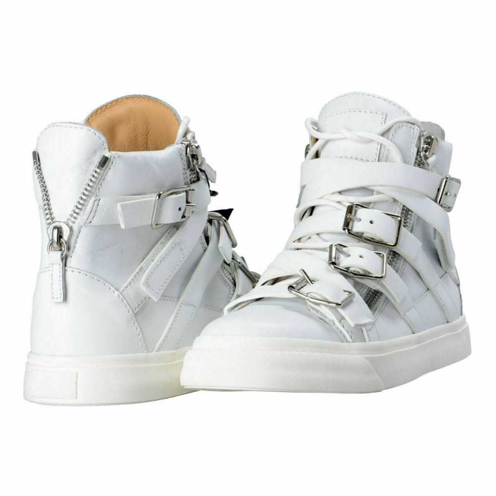 Giuseppe Zanotti Coby leather trainers - image 8