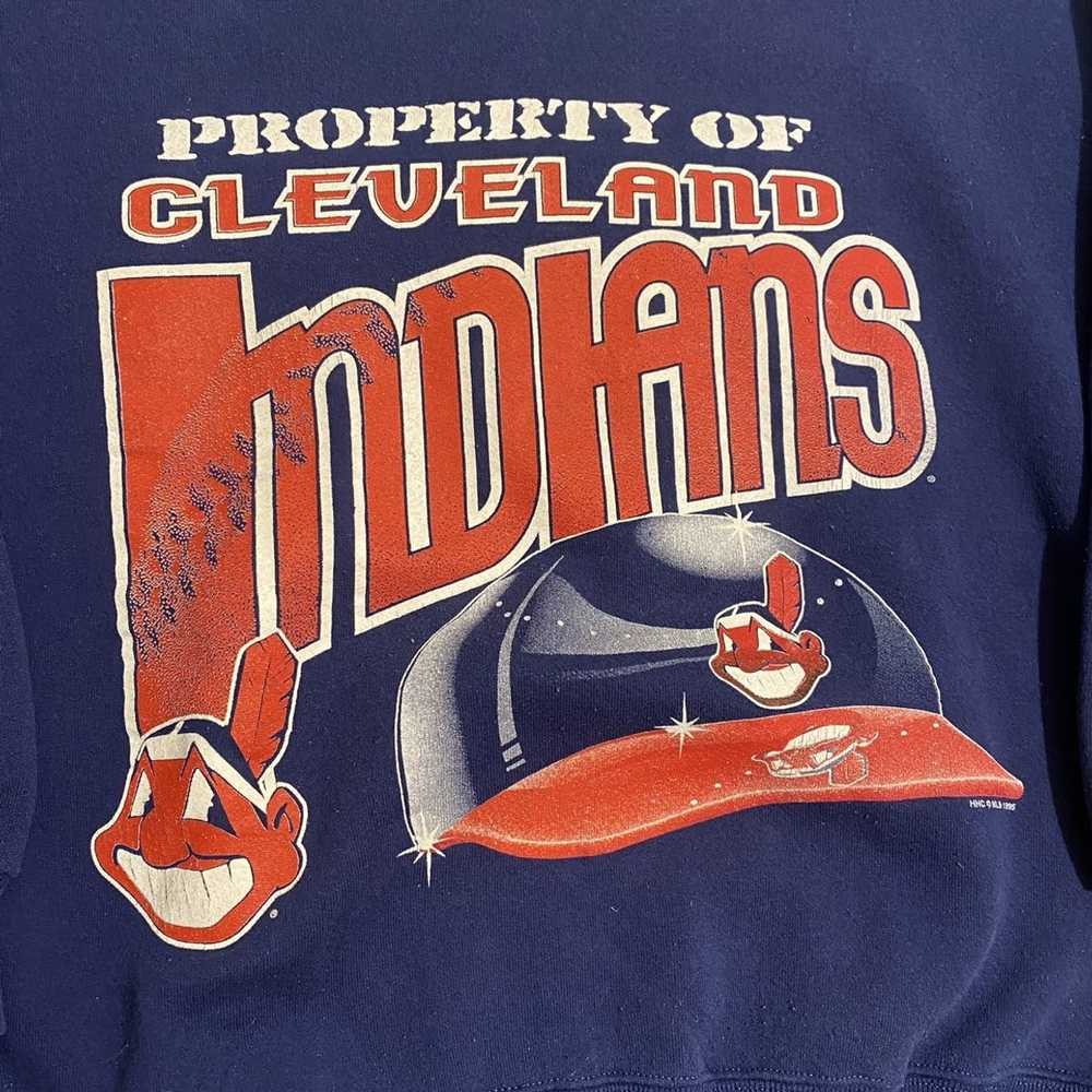 Cleveland Indians 1995 MLB Ball Sweatshirt by Grand Sport/Trench – Jeff's  Vintage Treasure