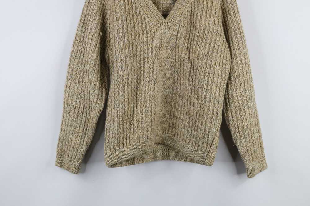 Vintage Vintage 60s Rockabilly Wool Ribbed Knit V… - image 3