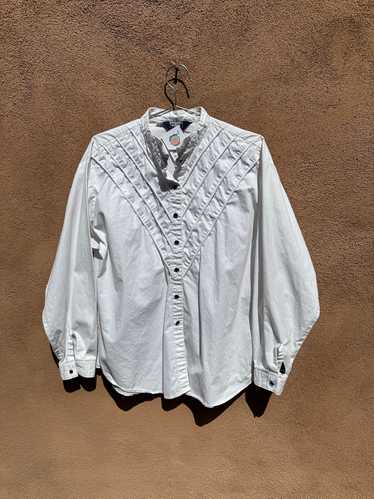 White Western Blouse by Brooks and Dunn - Large