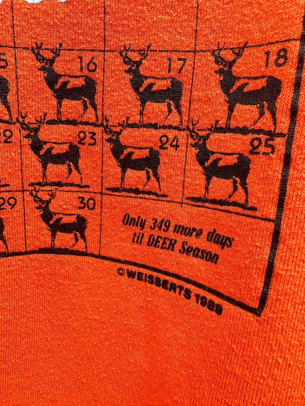 1989 Deer Hunting Sweatshirt - November State Hol… - image 2