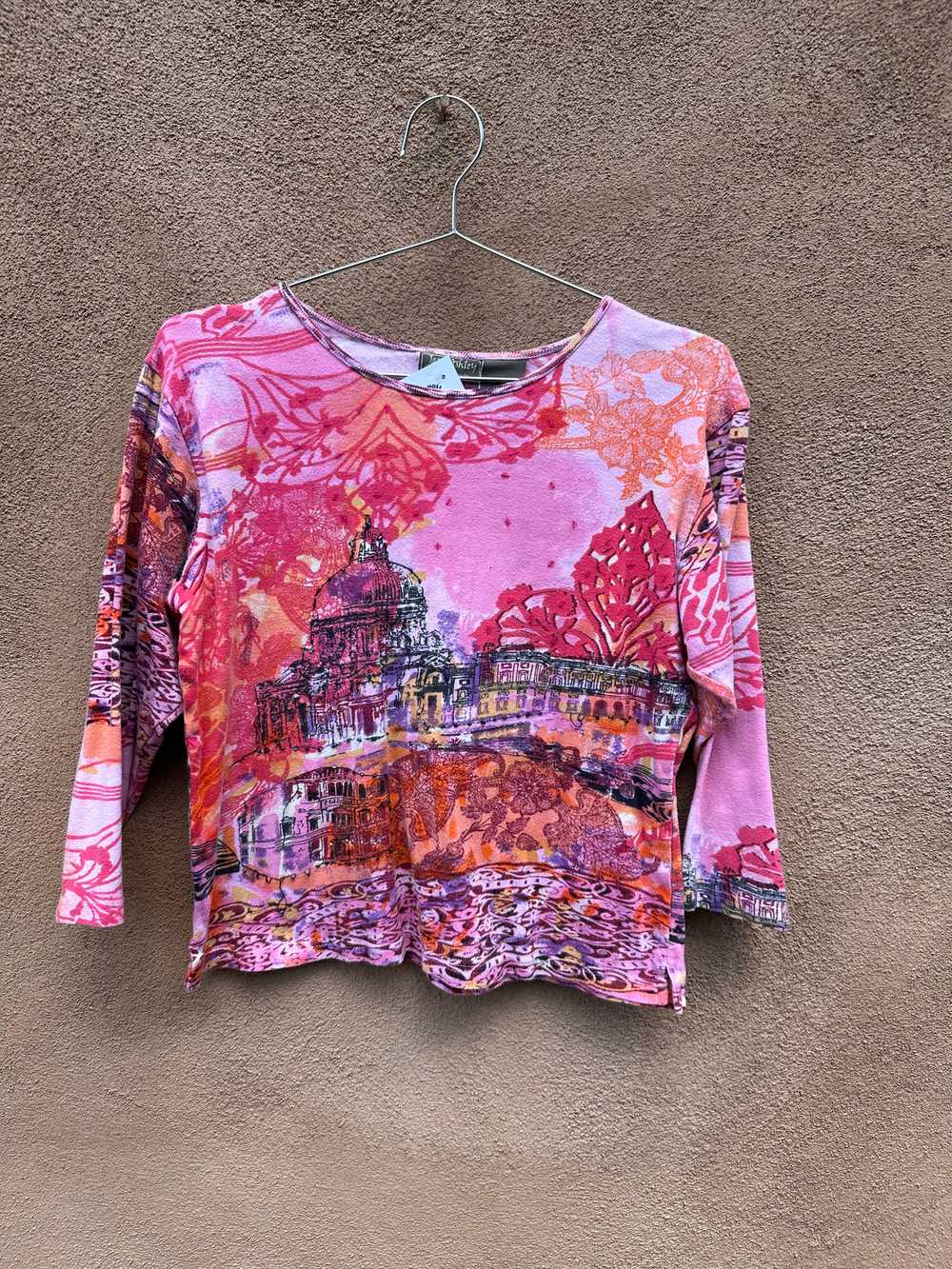 Florence, Italy 90's Jane Ashley Blouse - Large - image 1