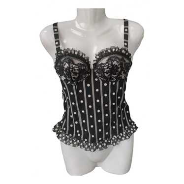 Chantal Thomas Black Mesh/Lace Bustier online Corset