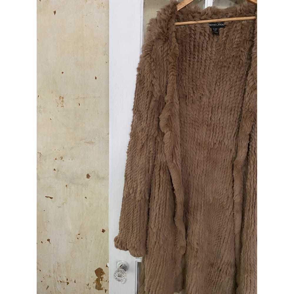 Adrienne Landau Rabbit coat - image 4