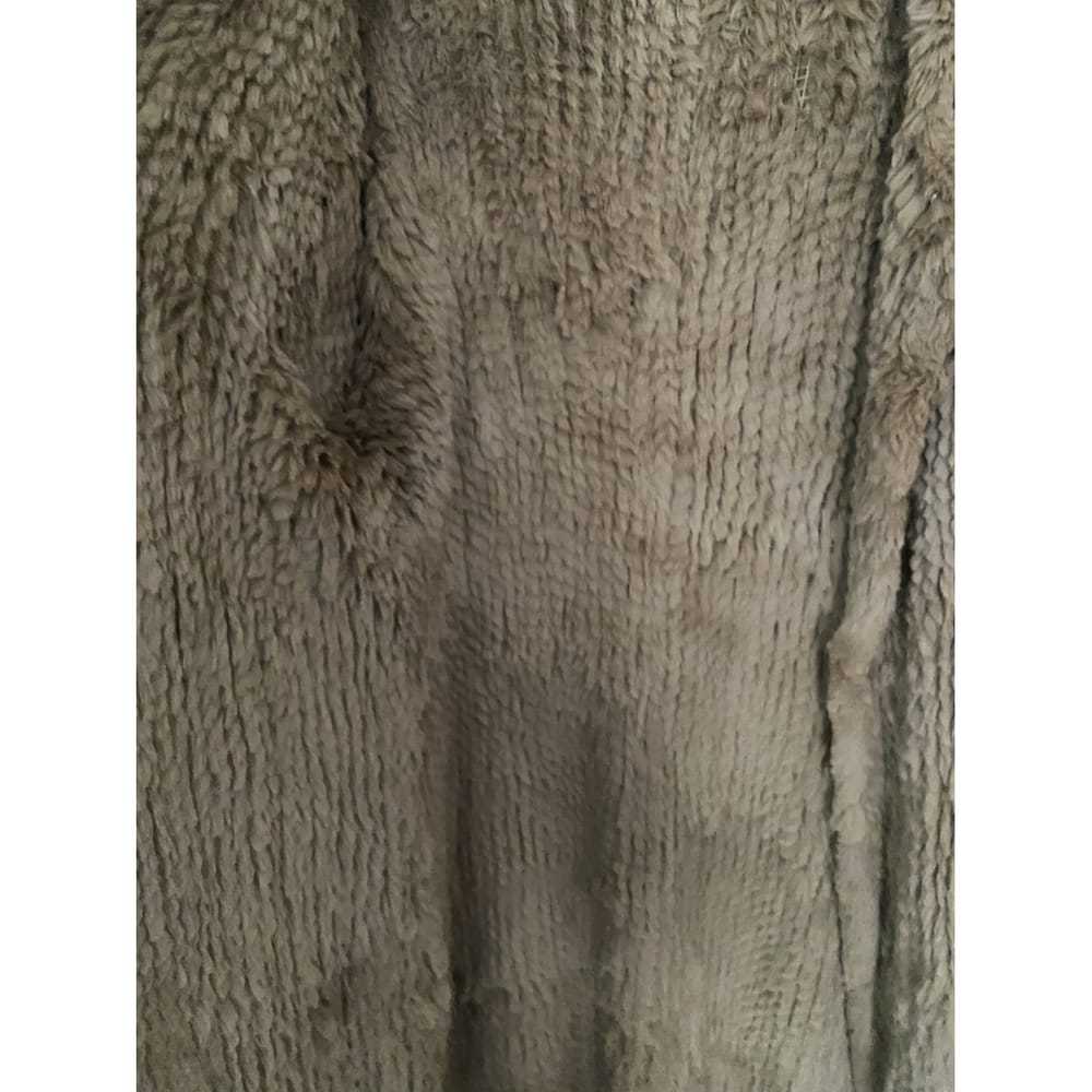 Adrienne Landau Rabbit coat - image 5