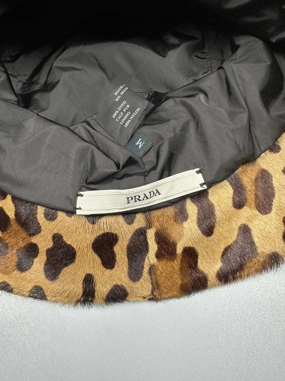 Prada 🔥RARE🔥 PRADA LEOPARD BUCKET HAT - image 11