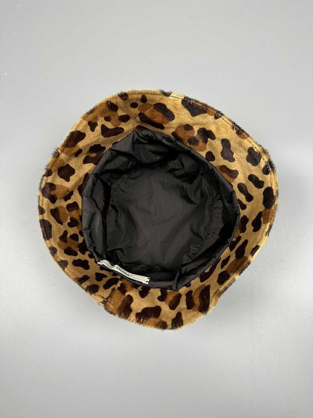 Prada 🔥RARE🔥 PRADA LEOPARD BUCKET HAT - image 12