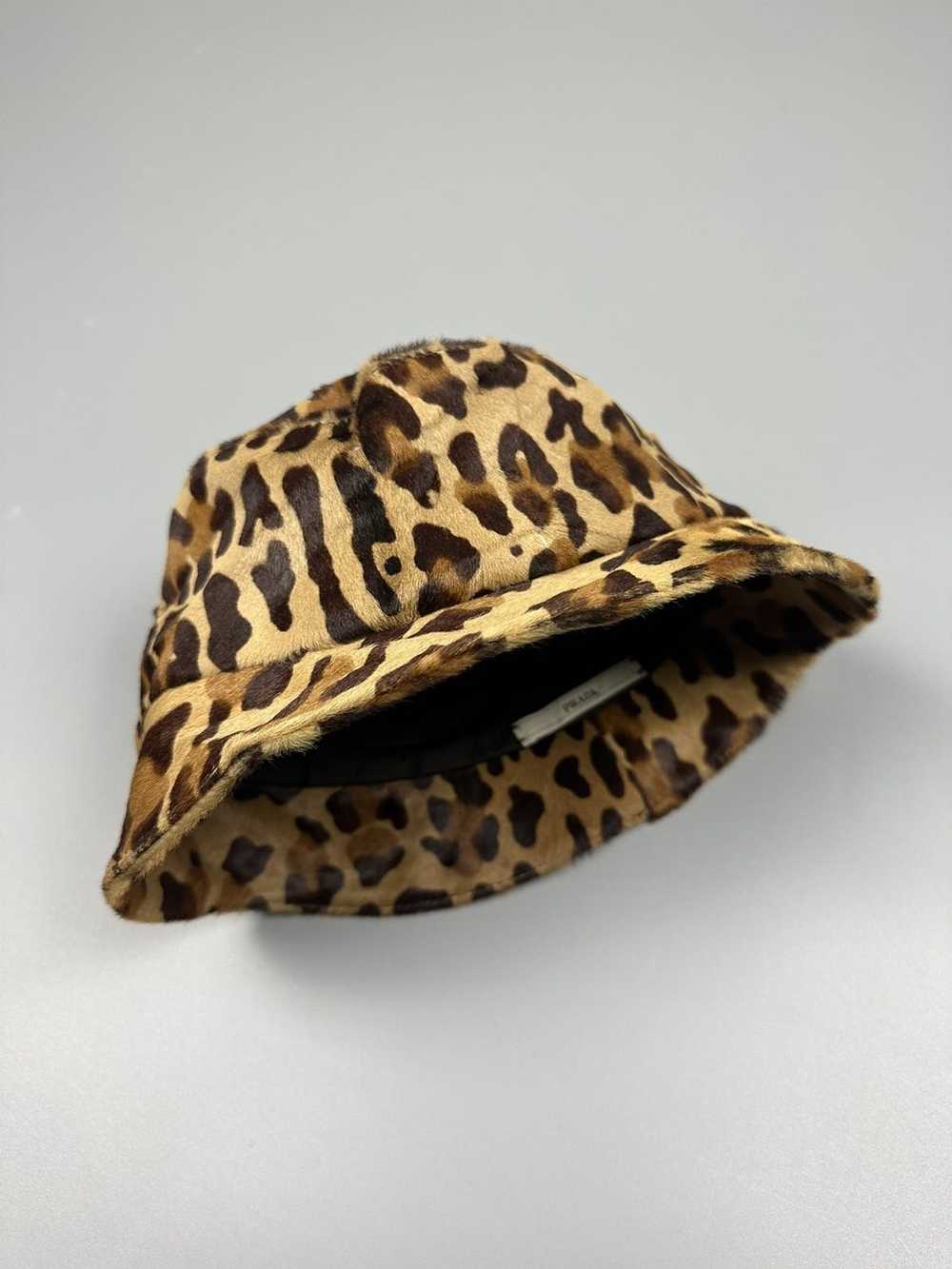 Prada 🔥RARE🔥 PRADA LEOPARD BUCKET HAT - image 3