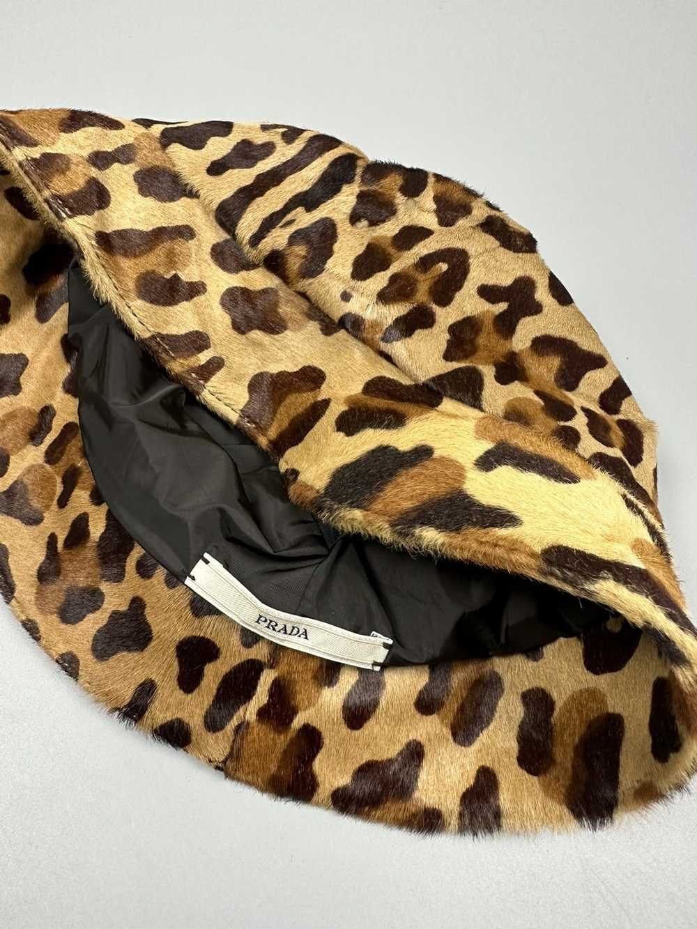 Prada 🔥RARE🔥 PRADA LEOPARD BUCKET HAT - image 7