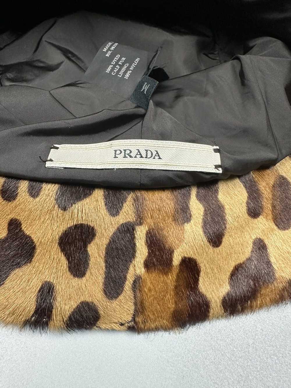 Prada 🔥RARE🔥 PRADA LEOPARD BUCKET HAT - image 8