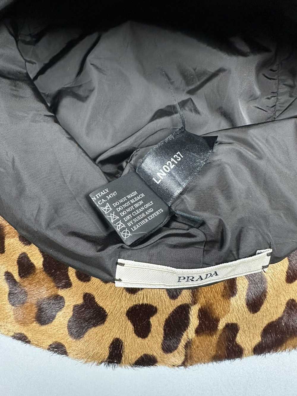 Prada 🔥RARE🔥 PRADA LEOPARD BUCKET HAT - image 9