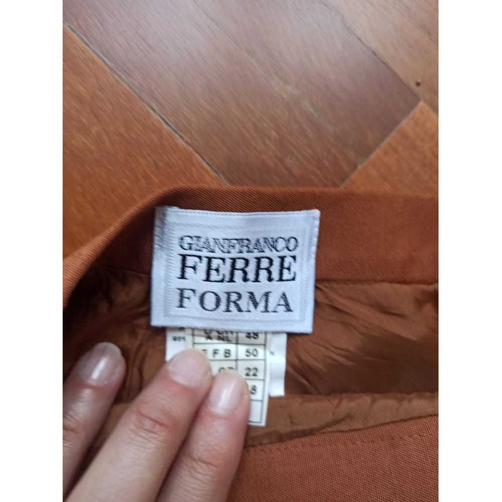 Gianfranco Ferré Silk mid-length skirt - image 3
