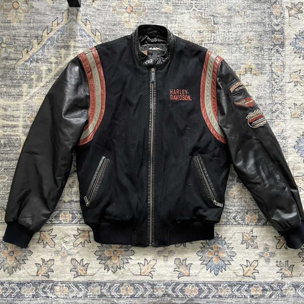 Harley Davidson Harley Davidson Rare Bomber Jacket - image 1