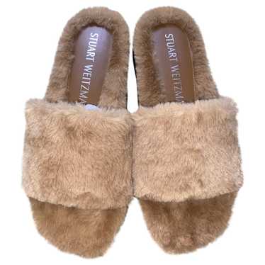 Stuart Weitzman Faux fur sandal