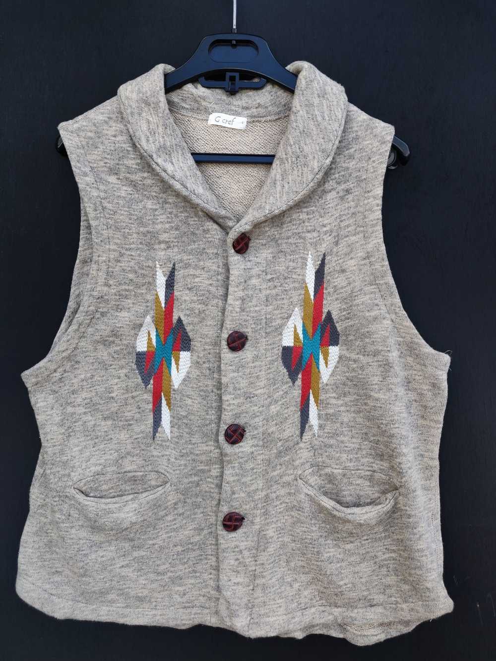 Navajo × Streetwear × Vintage Vintage Navajo Vest - image 2