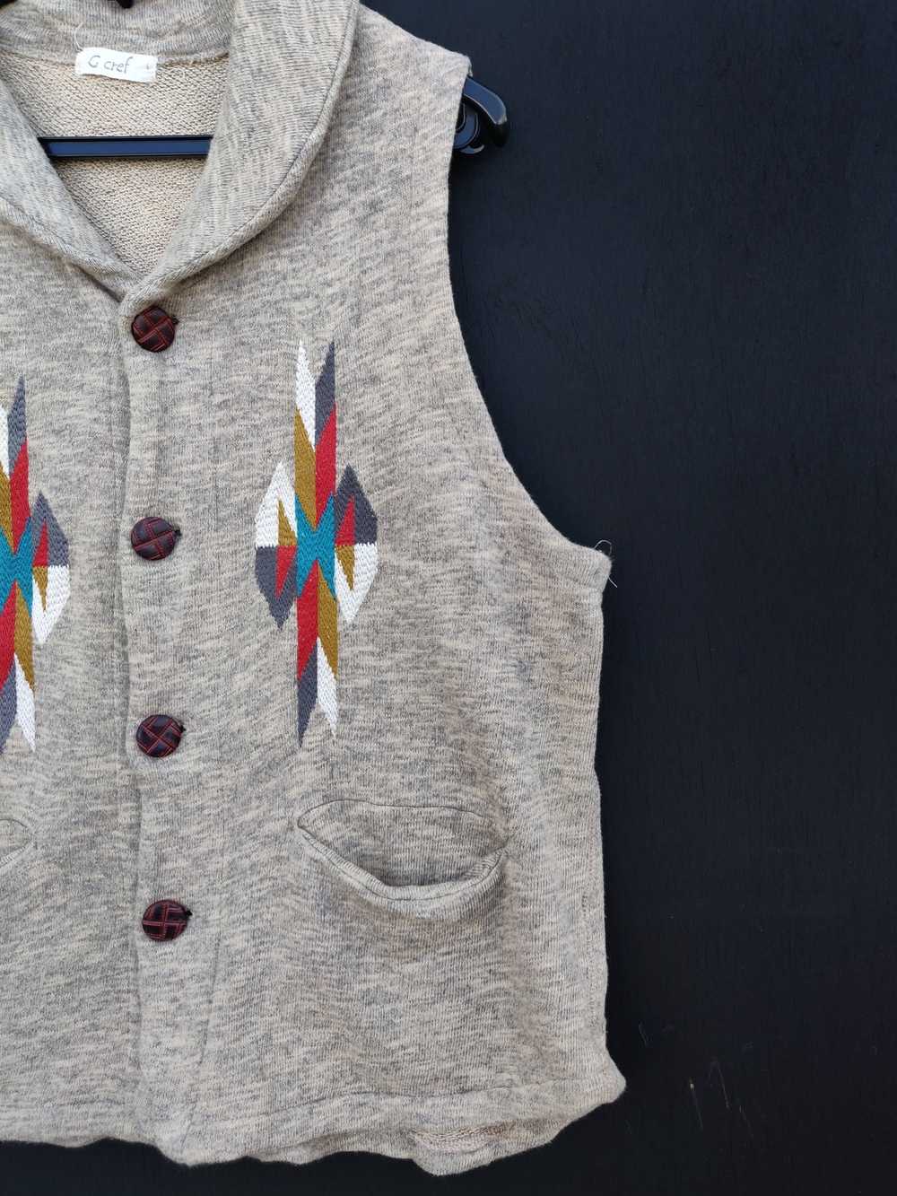 Navajo × Streetwear × Vintage Vintage Navajo Vest - image 6