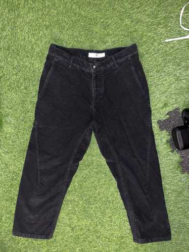 Japanese Brand Black Modern Engineer Style Pants