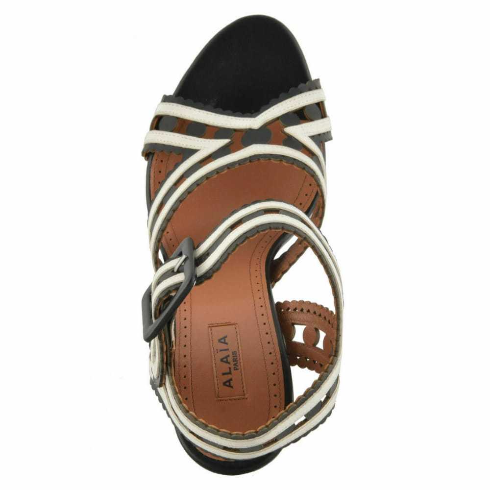 Alaïa Leather sandal - image 7