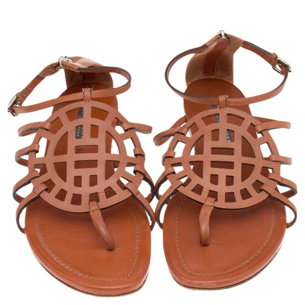 Ralph Lauren Collection Leather sandal - image 2