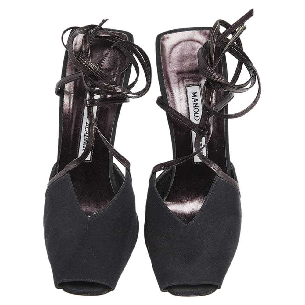 Manolo Blahnik Leather sandal - image 2