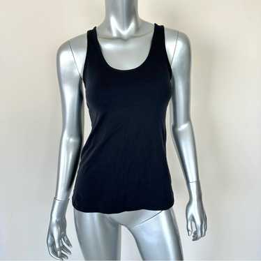 Alo Yoga Lark Perforated Top Gray Size XS