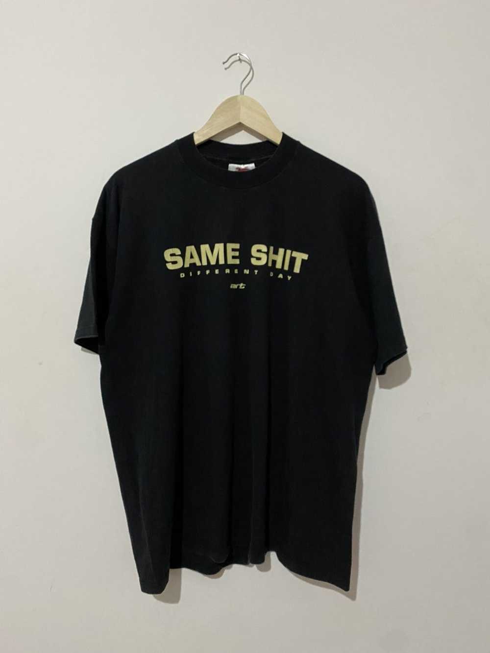 Humor × Vintage Vintage Same Shit Different Day T Shi… - Gem