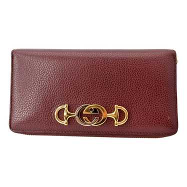 Gucci Zumi leather clutch bag - image 1