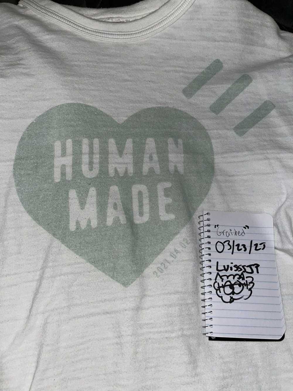Human Made Bold Heart Logo T-Shirt in Blue : Human Made UK at SEIKK