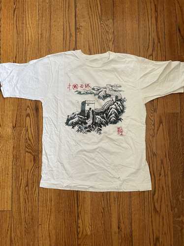 Vintage 80s great wall of china shirt