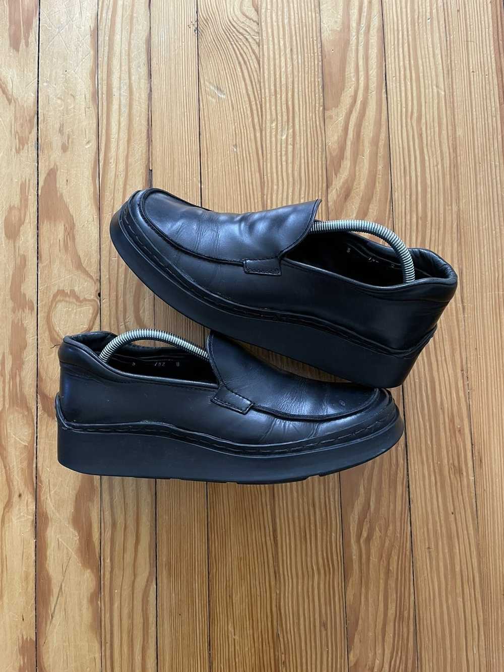 Prada Archive Prada FW98 Chunky Square Toe Loafer… - image 2