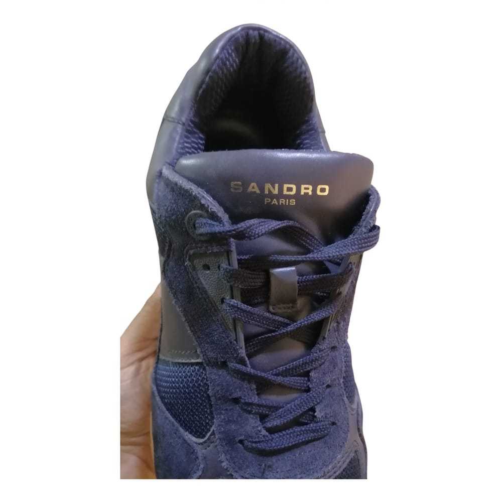 Sandro Leather low trainers - image 2