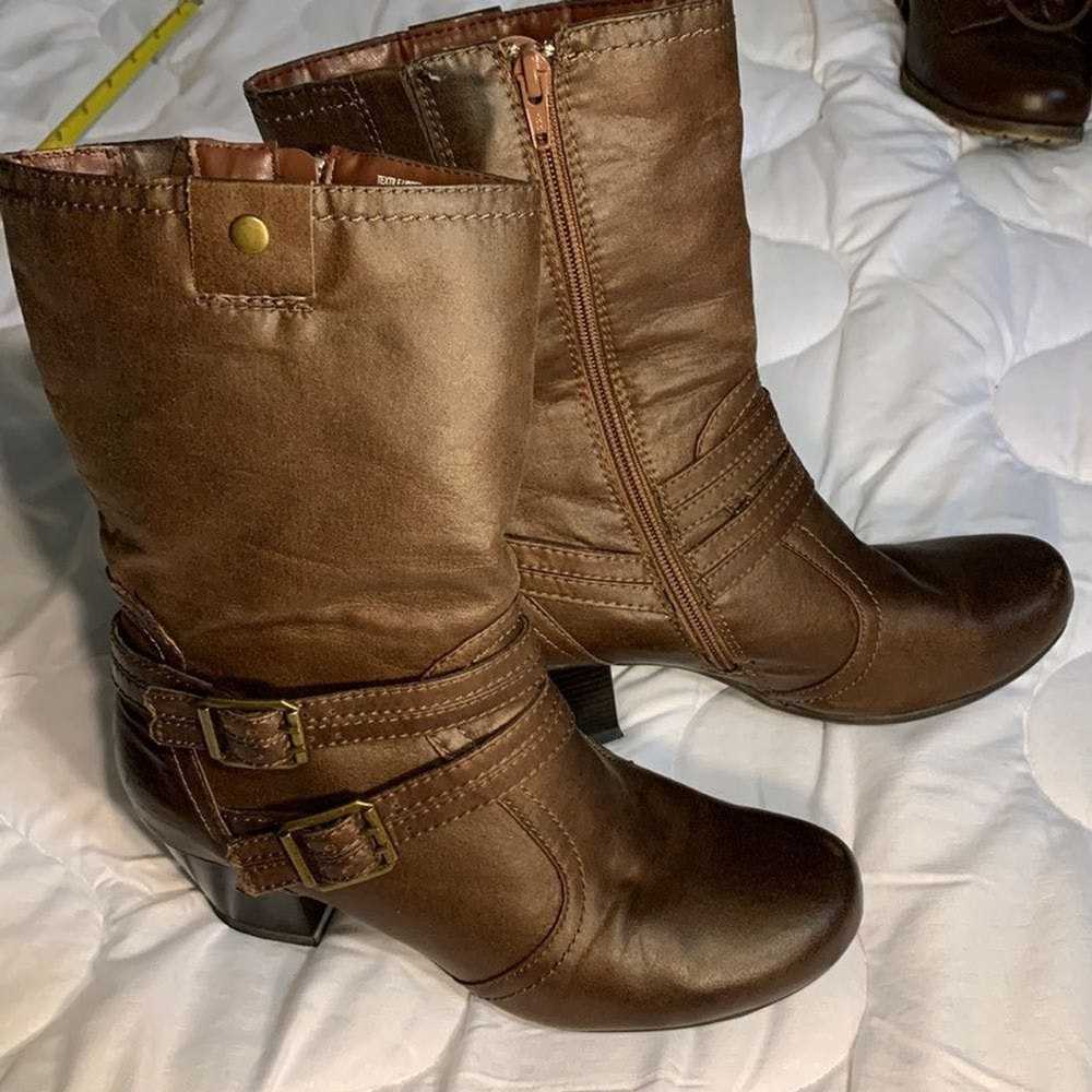 Brand WearEver Riding Boots. Size 8.5 Brown - image 1