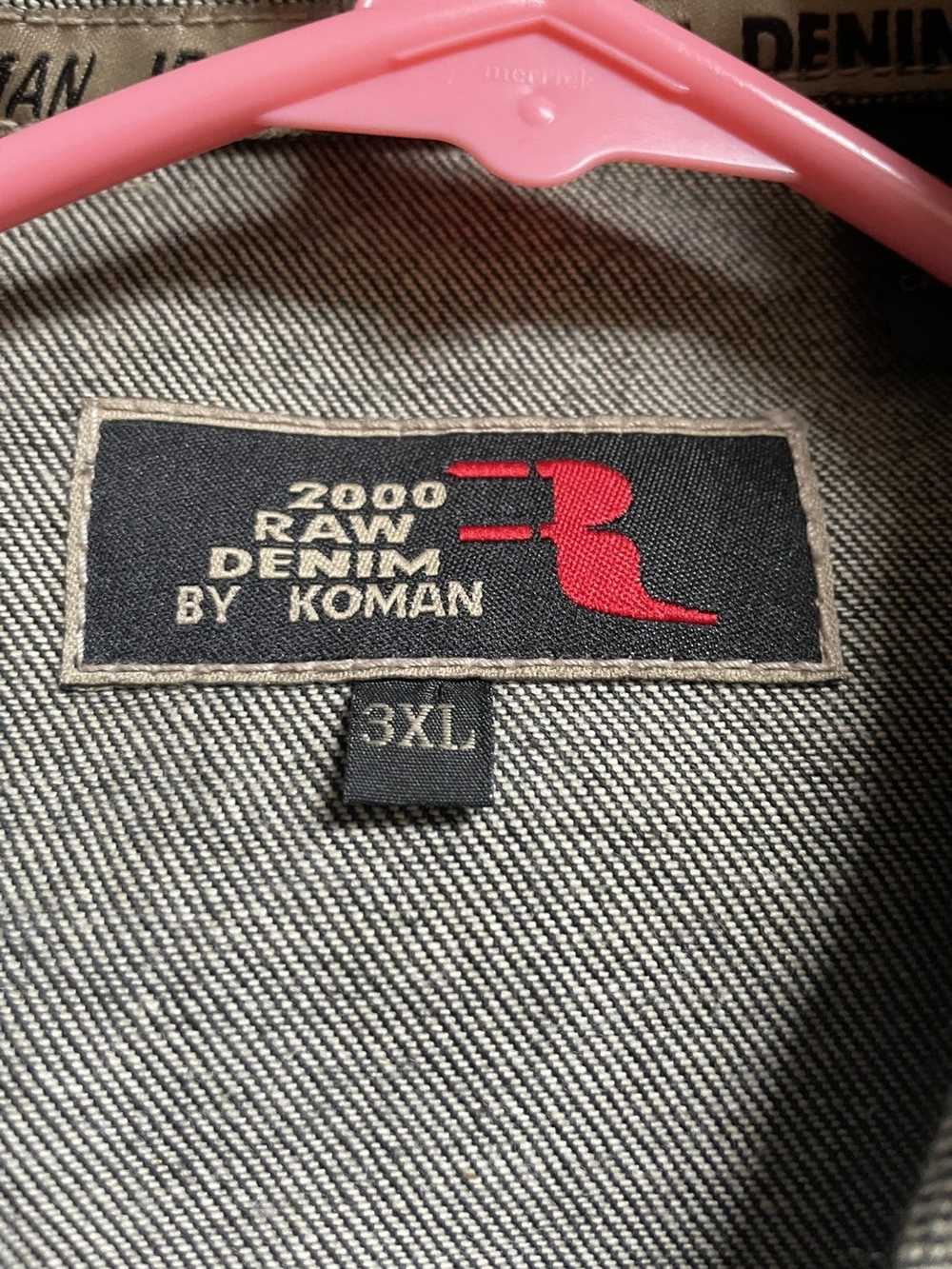 Koman Koman raw denim jacket - image 2