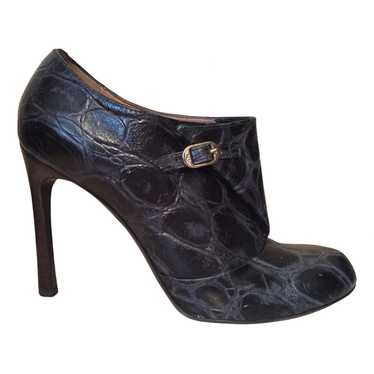 Emporio Armani Leather ankle boots - image 1