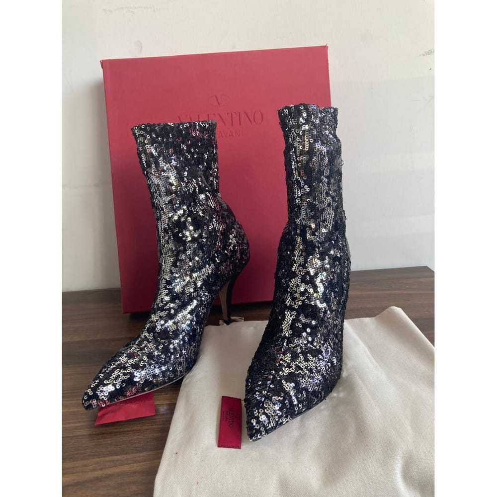 Red Valentino Garavani Glitter ankle boots - image 3