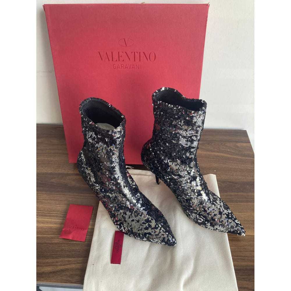 Red Valentino Garavani Glitter ankle boots - image 4