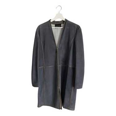 Emporio Armani Leather coat - image 1