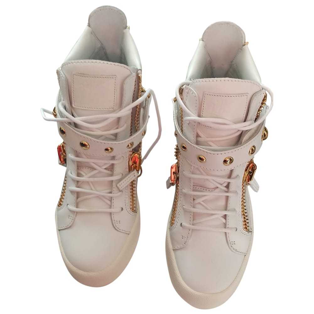 Giuseppe Zanotti Coby leather trainers - image 1