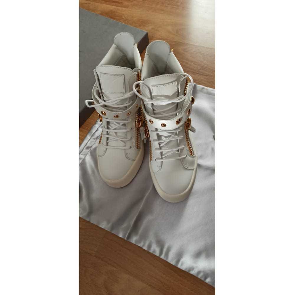 Giuseppe Zanotti Coby leather trainers - image 3