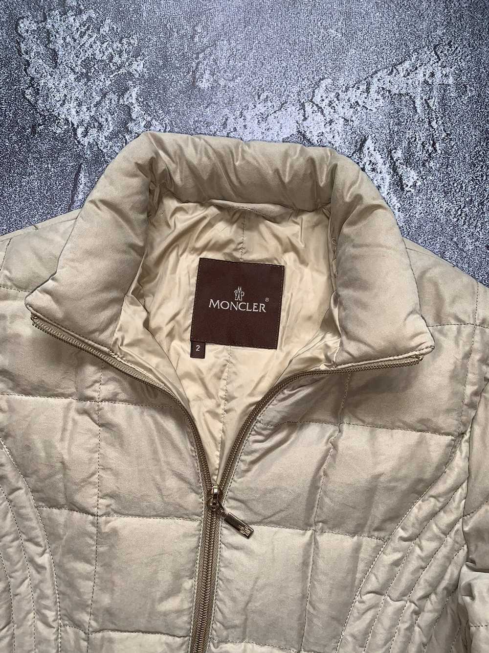 Designer × Luxury × Moncler Moncler 2 beige zip q… - image 8