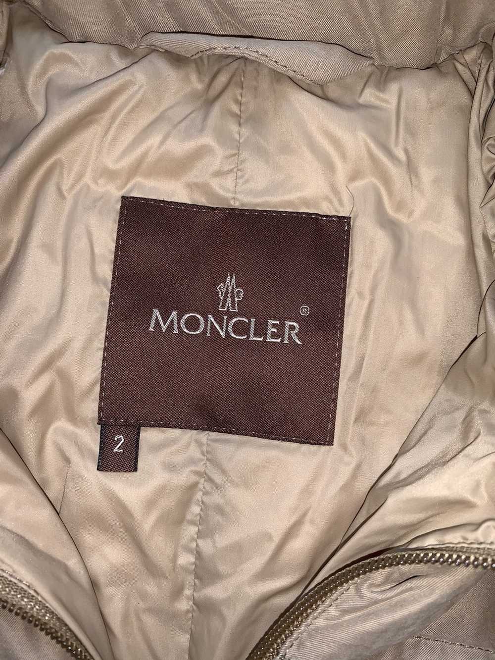 Designer × Luxury × Moncler Moncler 2 beige zip q… - image 9