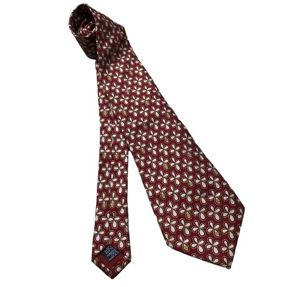 Chanel Vtg Chanel Floral Neck Tie - image 4