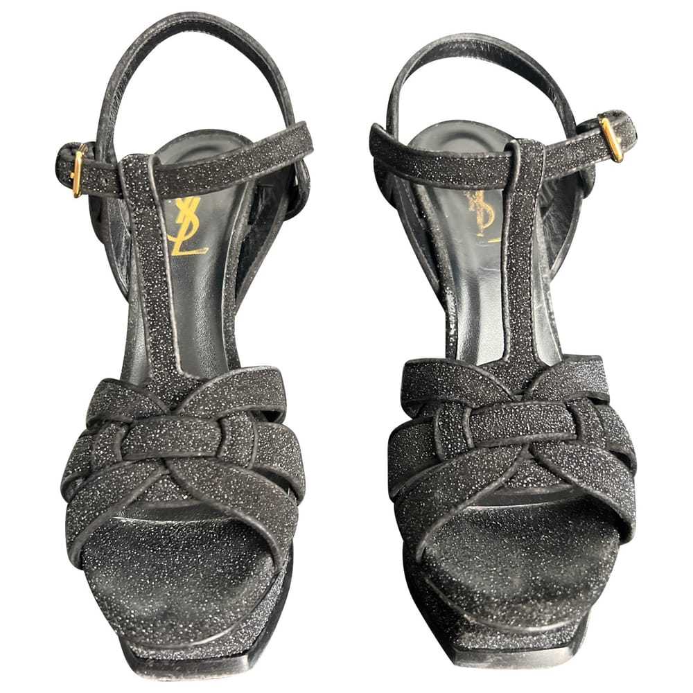 Yves Saint Laurent Glitter sandals - image 1