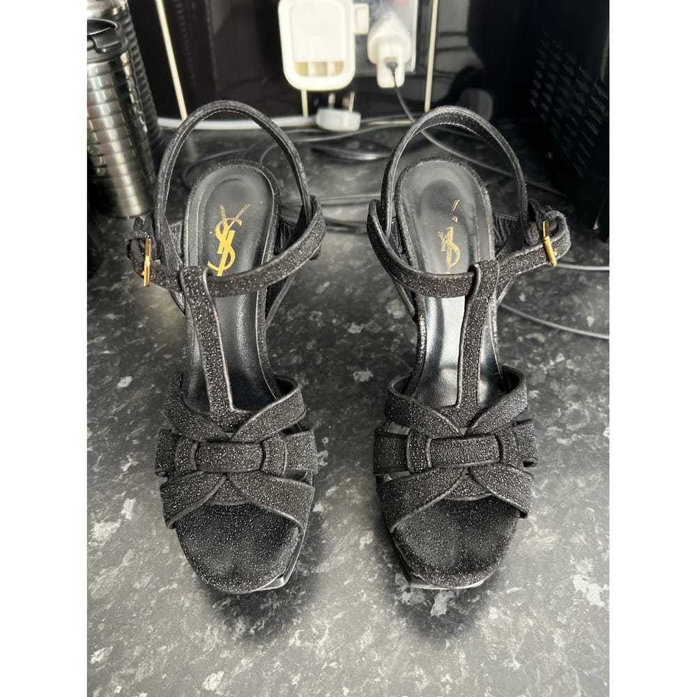 Yves Saint Laurent Glitter sandals - image 4