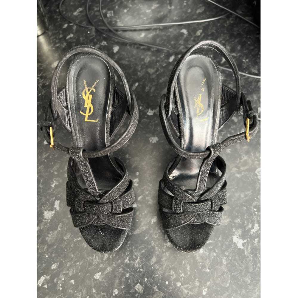 Yves Saint Laurent Glitter sandals - image 6